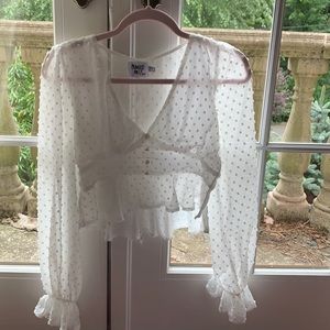 PRINCESS POLLY beautiful white blouse